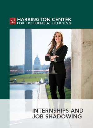 Harrington Internships brochure cover